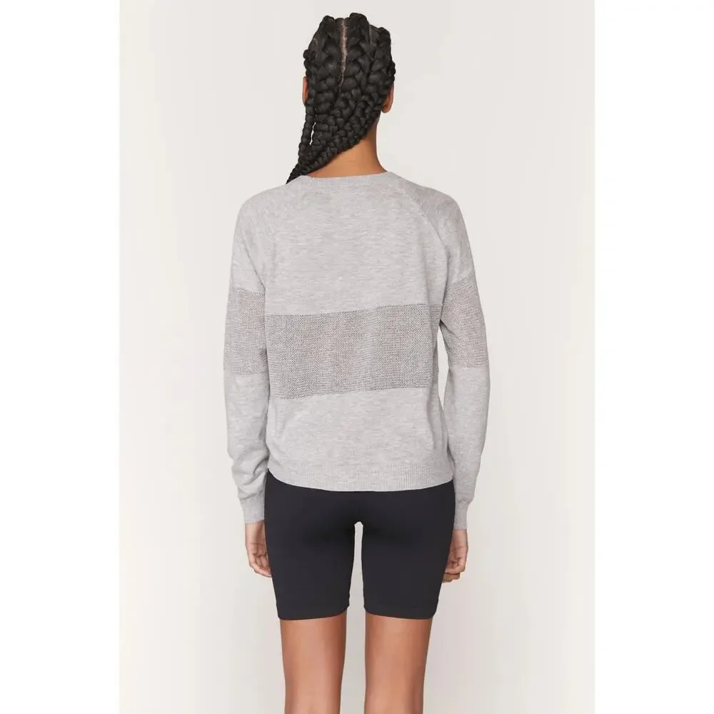 Spiritual Gangster On The Go Sweater Heather Gray Size XS
